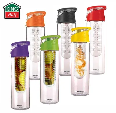 Image de Bouteille Bidon avec Insert Fruit 0.8L Kinghoff Kh-1192 Lumarko !