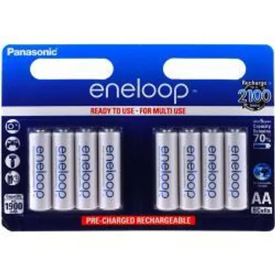 Obrázok produktu pre Nabíjacie mikrotužkové batérie AA BK-3MCCE - 8ks v balení - Panasonic eneloop original