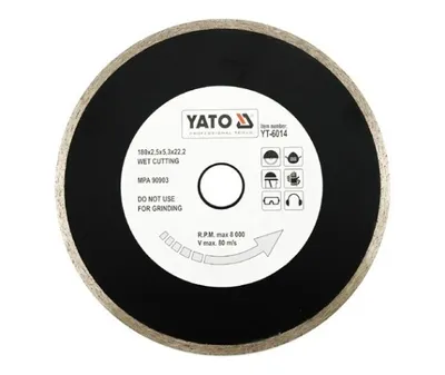 Produktbild von YATO Trennscheibe Winkelschleifer YT-6014 180mm Blisterpack 410g