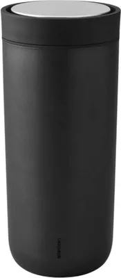 Produktbild von Stelton To Go Click Becher 0,2 l Black Metallic