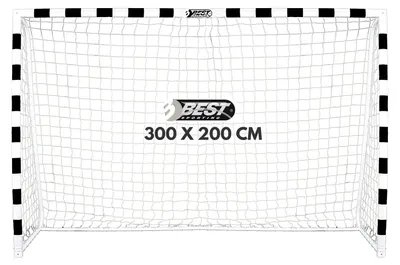 Produktbild von Best Sporting Fußballtor Soccer 300 x 200 x 90 cm, schwarz-weiß