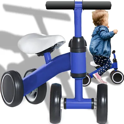 Produktbild von Bežecký bicykel od 2 rokov do 25 kg Balančný bicykel Detský bežecký bicykel Učiaci sa bicykel Kolieska Volant Sedlo Výškovo nastaviteľné Ľahký bicykel pre deti od 1 do 3 rokov Modrý Retoo