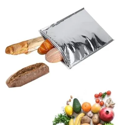Produktbild von Set von 5 isolierten Sandwichbeuteln - Aluminiumfolie - 25 x 30 cm