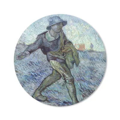 Produktbild von MuchoWow® Mauspad Mousepad Der Sämann (nach Millet) - Vincent van Gogh 20x20 cm - Mousepads - Maus Mat - Pad - Mausunterlage - Schreibtischmatte