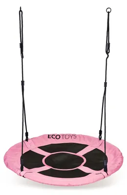 Zdjęcie produktu dla Huśtawka ogrodowa 100 cm, różowa ECOTOYS