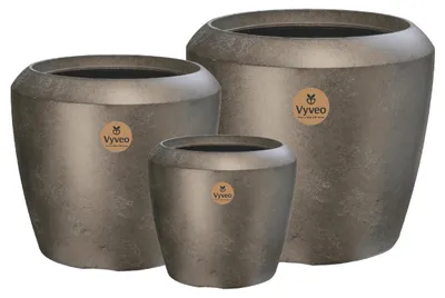 Produktbild von Vyveo - Blumentopf Liora - Gold metallic - Set van 3