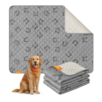 Obrázek produktu pro Feandrea nepromokavá deka pro psy, deka, 127 x 102 cm, deka do auta pro domácí mazlíčky, ochrana pohovky, lze prát v pračce, protiskluzová spodní strana