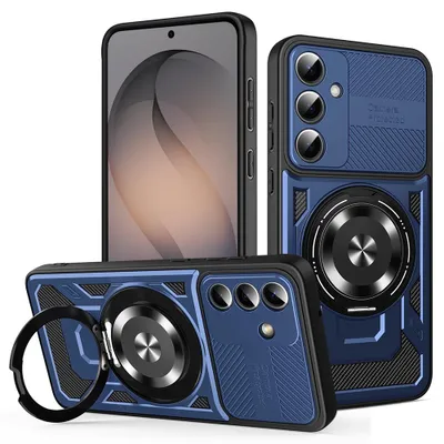 Zdjęcie produktu dla Techsuit Etui RuggedCam z osłoną aparatu do Samsung Galaxy S26 - niebieskie