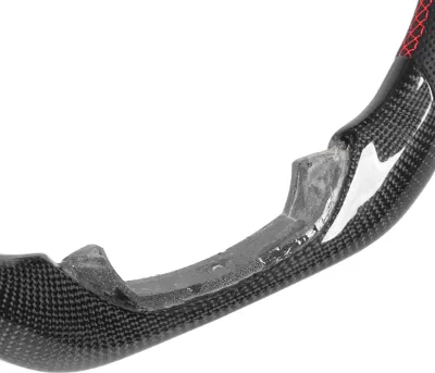 Immagine prodotto di Volante in fibra di carbonio, pelle traforata, cuciture rosse, ricambio per 1500 2500HD 3500HD 2019-2022