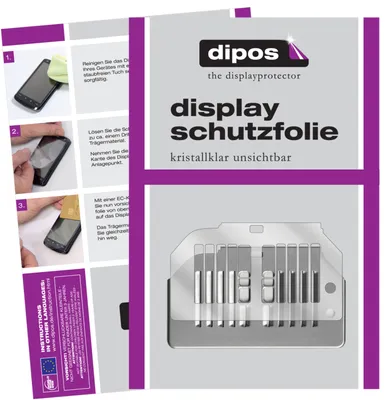 Produktbild von 1x Schutzfolie für Siemens EQ6 100 Tropfblech klar Displayschutzfolie Folie Display Schutz dipos