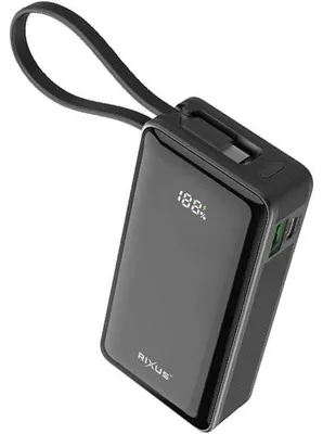 Zdjęcie produktu dla Olympic Sportswear Rixus Power Bank RXPB01B 10 000 mAh litowo-jonowy czarny
