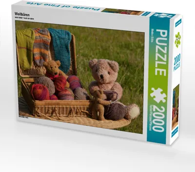 Produktbild von CALVENDO Puzzle Wollbären 2000 Teile Puzzle quer | 2000 Teile Lege-Größe 90x67cm Foto-Puzzle für glückliche Stunden