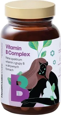 Produktbild von Health Labs Care Vitamin B Complex mit Vitamin C, 60 Kapseln