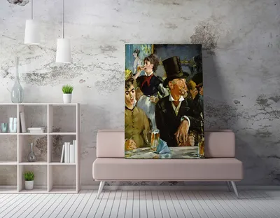 Produktbild von Wallity, WY290 (50 x 70), Dekorative Leinwandmalerei, Mehrfarbig, 50 % BAUMWOLLE / 50 % POLYESTER, 50 x 70 cm