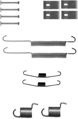 Produktbild von HELLA Zubehörsatz Bremsbacken 8DZ 355 200-771 Hinten für SUZUKI Grand Vitara II SUV (JT, TE, TD)