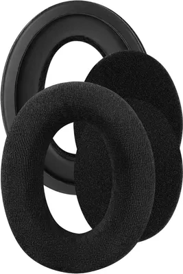 Immagine prodotto di Cuffie di ricambio - Cuscinetti per cuffie - Ricambi - Schiuma viscoelastica in velluto - 11 x 83 cm - Nero
