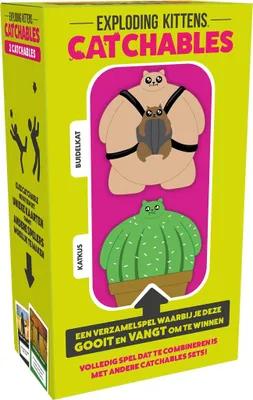 Obrázek produktu pro Asmodee Hračky Exploding Kittens Catchables Katkus & Vačnatá kočka – nabídka