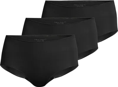 Produktbild von Nina von C. 3er Pack Secret Taillen Slip Im klassischen Stil, Angenehm auf der Haut, Mit flachen Nähten