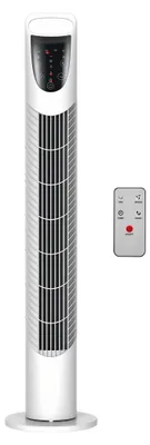 Produktbild von HOMCOM Turmventilator leise, Standventilator mit 3 Belüftungsstufen, 7,5H Timer