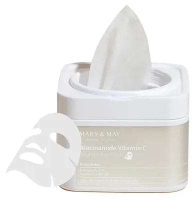 Obrázek produktu pro Rozjasňující pleťová maska Niacinamide Vitamin C (Brightening Mask) 30 ks