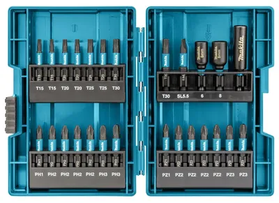 Immagine prodotto di Makita E-03109 Set di punte da 90 pezzi Impact Black Bit Set 25/50 mm S2 Acciaio speciale resistente agli urti
