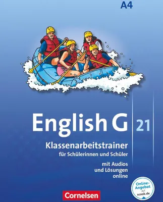 Produktbild von English G 21. Ausgabe A 4. Klassenarbeitstrainer mit Audios und Lösungen online