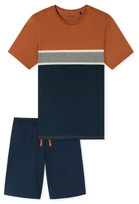 Produktbild von Schiesser Herren Pyjama Casual admiral - Größe 56