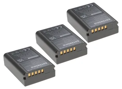 Produktbild von EXTENSILO 3x Akku Ersatz für Olympus PS-BLN1 für Kamera (1140 mAh, 7,6 V, Li-Ion)