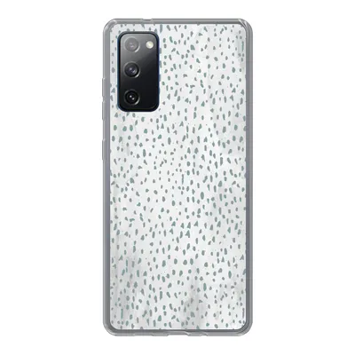 Produktbild von MuchoWow® Handyhülle Schutzhülle Hülle für Samsung Galaxy S20 FE Polka dots - Marmor - Weiß Silikon Softcase Handy Hülle - Abdeckung