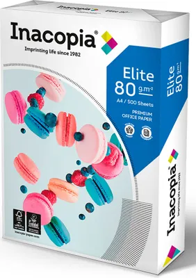 Produktbild von Multifunktionspapier Inacopia Elite A4 80g/qm weiß Packung mit 5 Stück