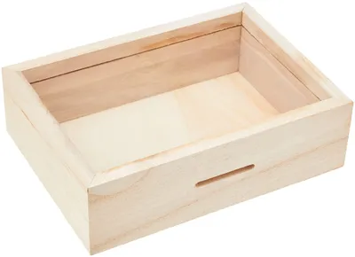 Produktbild von Sparschwein mit Holzrahmen, 12 x 17 cm, Holz, beige