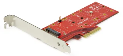Produktbild von StarTech.com M.2 PCIe x4 3.0 SSD Adapter PEX4M2E1 NVMe/AHCI Low+Vollprofil