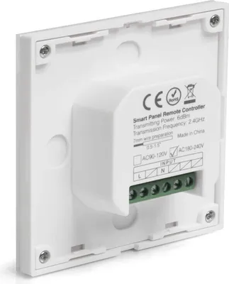 Produktbild von MiLight 4 Zonen Wandsteuerung für einfarbige LED Beleuchtung mit Touchoberfläche 2,4GHz | Unterputzmontage Schalterdose 230V