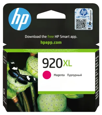 Obrázok produktu pre HP Purpurová originálna atramentová kazeta s vysokou výťažnosťou 920XL, Purpurová, Atrament na pigmentovej báze, 1 kusov, 700 strany