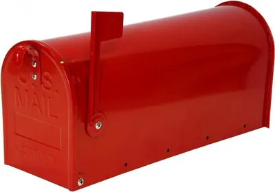 Produktbild von Alubox America Briefkasten aus rot verzinktem Blech