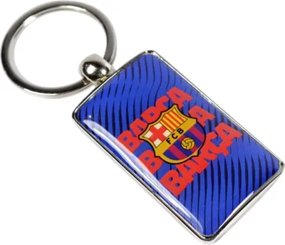 Produktbild von Barcelona FC - Schlüsselanhänger, Rechteck BS6177 (Einheitsgröße) (Blau/Rot)