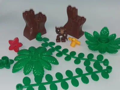 Produktbild von Big Waterplay Ersatzteile großes Set Jungle mit Bausteinen und Tieren verbaubar mit Steinen bekannter Marken