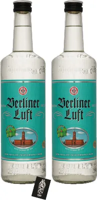 Produktbild von Berliner Luft Pfefferminz Likör 2er-Set 2x0,7L 18% Vol. - [Enthält Sulfite]