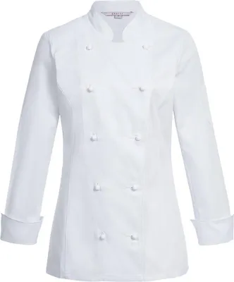 Produktbild von Greiff GASTRO MODA Damen Cuisine Basic Kochjacke Regular-Fit Weiß L