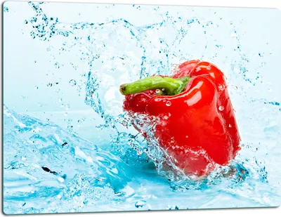 Produktbild von Glasschneidebrett Herdabdeckplatte Glaskeramikkochfeld Universal 52x40 cm Pfeffer