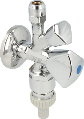 Produktbild von SCHLÖSSER WAS Kombi-Eckventil 1/2 Zoll (selbstdichtend) DVGW  - 0017131550001