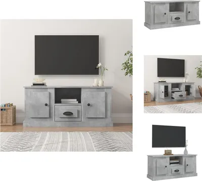 Produktbild von vidaXL TV-Schrank Betongrau 100x35,5x45 cm Holzwerkstoff -  TV-Möbel