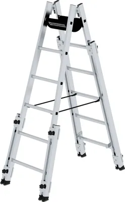 Produktbild von Sprossen-Stehleiter treppengängig 2x6 Sprossen
