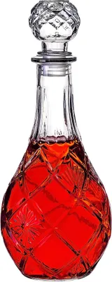 Image de Carafe à whisky - Décanteur - Verre cristal - 0,8 l - Avec bouchon -  FCM