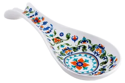 Kochlöffelhalter, Keramik, mehrfarbig, 20x8x4 cm