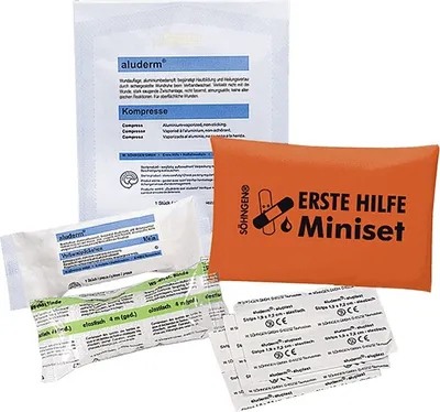 Produktbild von Mini zestaw pierwszej pomocy pomarańczowy