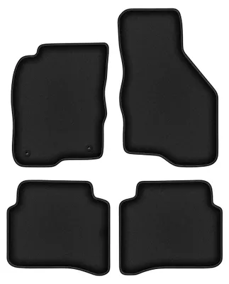 Productafbeelding van Velours automatten voor Mitsubishi Galant VIII 1996-2007 (stationwagen/sedan) – 4-delig, zwart, op maat – Wielganizator DURBAN