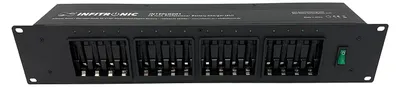 Productafbeelding van Infitronic IN19PLG001 – 19-inch, 2HE professionele batterijoplader voor 16 x N