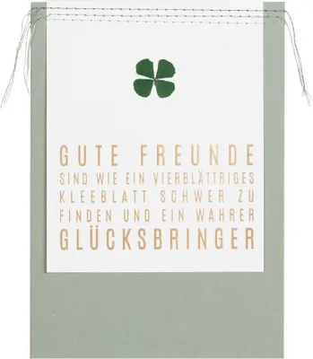 Produktbild von Poesieblütenkarte "Gute Freunde"