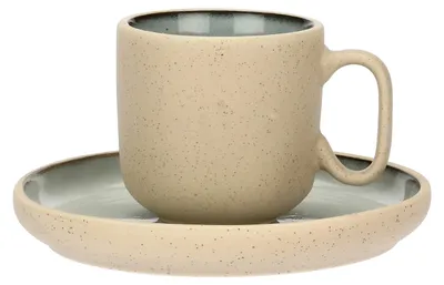 Kaffeetasse aus Steingut, 90 ml, blau, Arpeggio-Kollektion